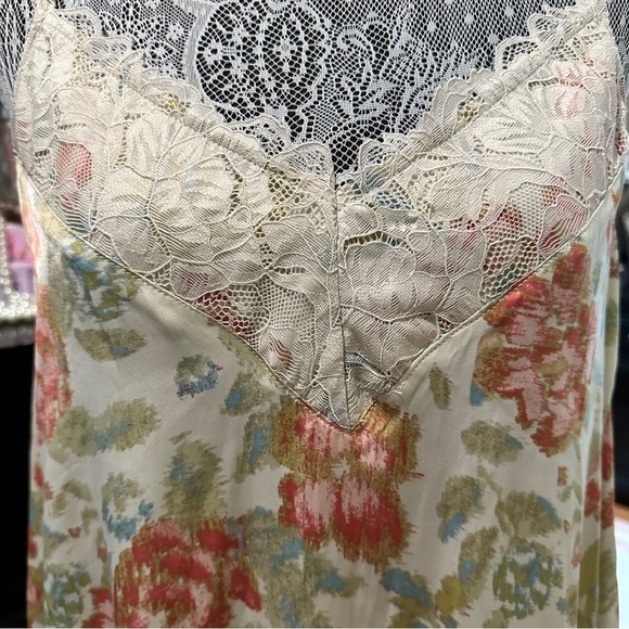 Free People Floral High Low Dress in Pink and Cream - Picture 10 of 16